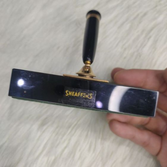 ปากกาหัวแร้งโบราณ Sheaffer s หัวทองคำ 14K พร้อมแท่นเสียบยุคปี 70-80 สภาพสมบูรณ์  รูปที่ 12