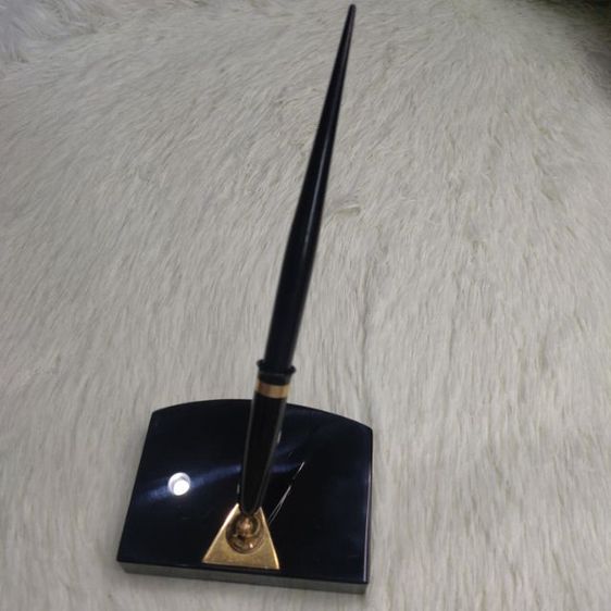 อื่นๆ ปากกาหัวแร้งโบราณ Sheaffer s หัวทองคำ 14K พร้อมแท่นเสียบยุคปี 70-80 สภาพสมบูรณ์ 