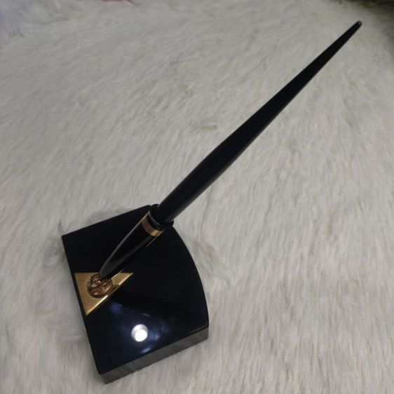 ปากกาหัวแร้งโบราณ Sheaffer s หัวทองคำ 14K พร้อมแท่นเสียบยุคปี 70-80 สภาพสมบูรณ์  รูปที่ 3