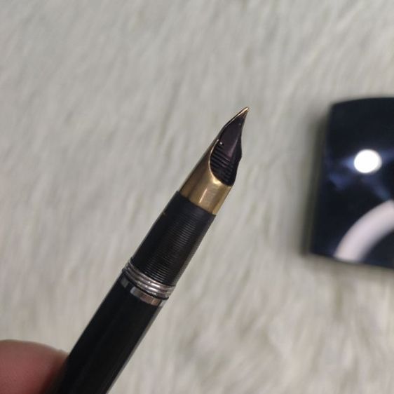 ปากกาหัวแร้งโบราณ Sheaffer s หัวทองคำ 14K พร้อมแท่นเสียบยุคปี 70-80 สภาพสมบูรณ์  รูปที่ 5