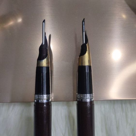 ปากกาหัวแร้งโบราณ Sheaffer s หัวทองคำ 14K พร้อมแท่นเสียบยุคปี 80-90 สภาพสมบูรณ์ รูปที่ 11