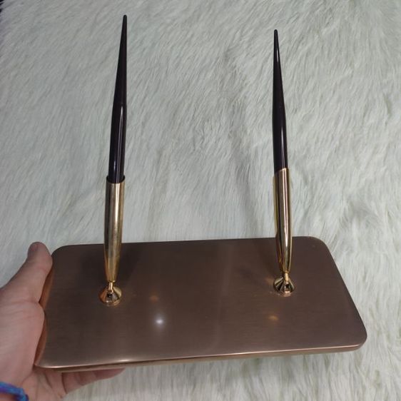 ปากกาหัวแร้งโบราณ Sheaffer s หัวทองคำ 14K พร้อมแท่นเสียบยุคปี 80-90 สภาพสมบูรณ์ รูปที่ 15