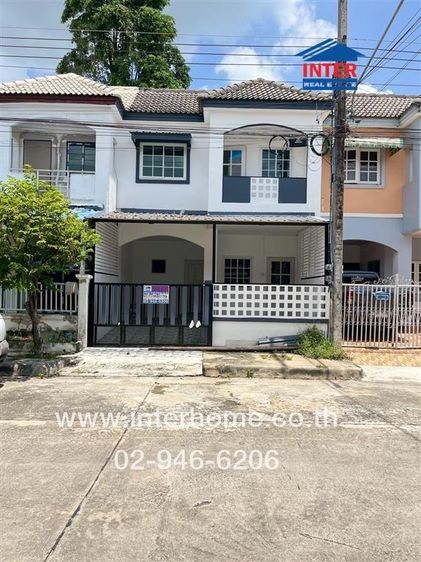 ทาวน์เฮ้าส์ 2 ชั้น 19 ตร.ว. หมู่บ้านนฤมลวิลล่า3 รังสิต-คลอง9 ซอยหมู่บ้านนฤมลวิลล่า3 ถนนนรังสิต-นครนายก ถนนเลียบคลอง9 ธัญบุรี ปทุมธานี