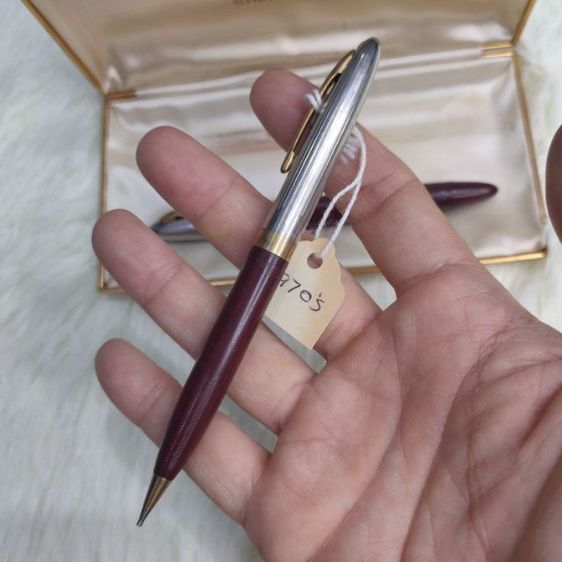 ชุดดินสอ ปากกาหมึก หัวแร้ง แบรนด์ Sheaffer's White dot fountain pen pencil พร้อมกล่องเดิมยุค 70s  สภาพพร้อมใช้  รูปที่ 5