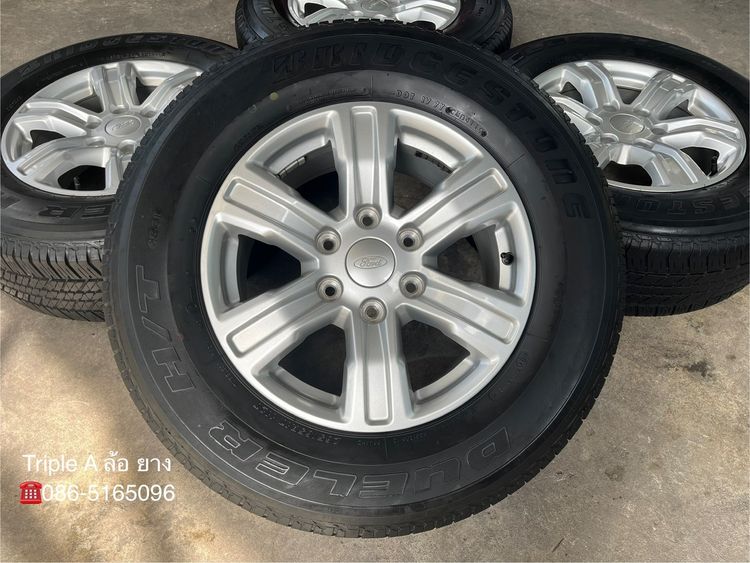 ✨ล้อแม็ก✨Ford Ranger XLT ขอบ 17 สีบอร์น แถมยาง 255-65-17 Bridgestone ปลายปี 19 รูปที่ 2