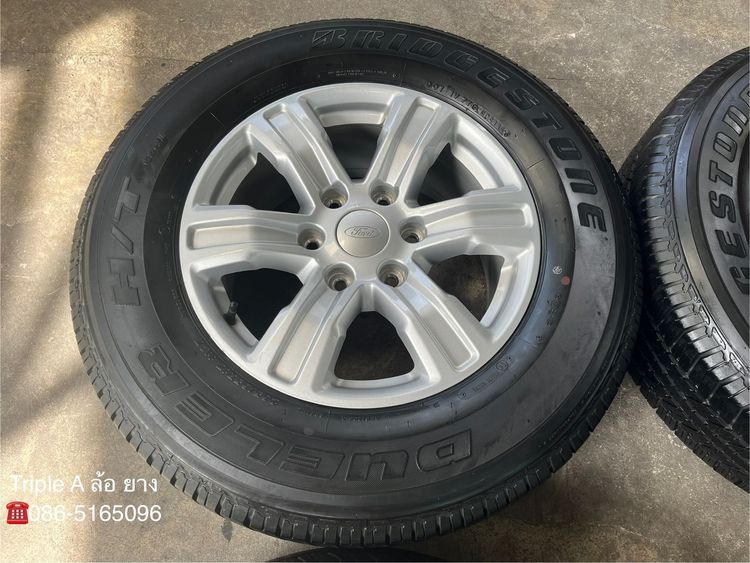 ✨ล้อแม็ก✨Ford Ranger XLT ขอบ 17 สีบอร์น แถมยาง 255-65-17 Bridgestone ปลายปี 19 รูปที่ 4