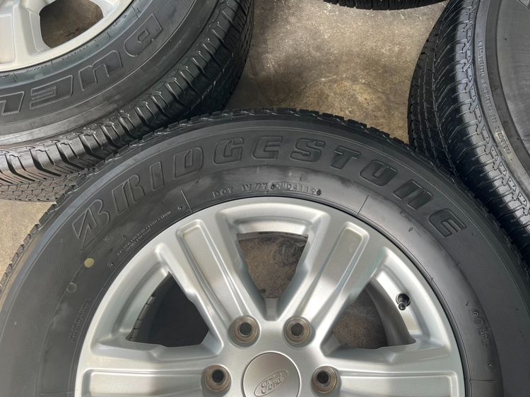 ✨ล้อแม็ก✨Ford Ranger XLT ขอบ 17 สีบอร์น แถมยาง 255-65-17 Bridgestone ปลายปี 19 รูปที่ 6