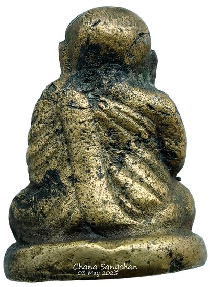 หลวงพ่อเงินอาจารย์ชุ่ม โค๊ต ช สวยเนื้อจัดดูง่าย รูปที่ 3