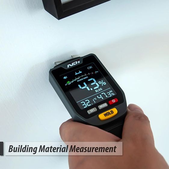 เครื่องวัดความชื้นพื้นคอนกรีต ผนังบ้าน ไม้ ดัชนีเชื้อรา อุณหภูมิ ความชื้นแวดล้อม แบบ 4in1 ยี่ห้อ NDI รุ่น 315A รูปที่ 5