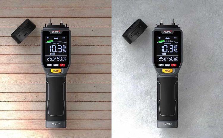 เครื่องวัดความชื้นพื้นคอนกรีต ผนังบ้าน ไม้ ดัชนีเชื้อรา อุณหภูมิ ความชื้นแวดล้อม แบบ 4in1 ยี่ห้อ NDI รุ่น 315A รูปที่ 3