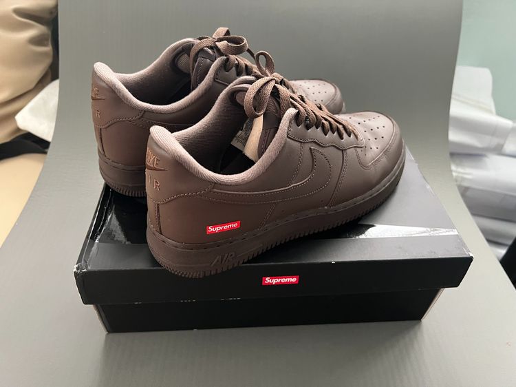Nike Air Force 1 Low Supreme Brown รูปที่ 9