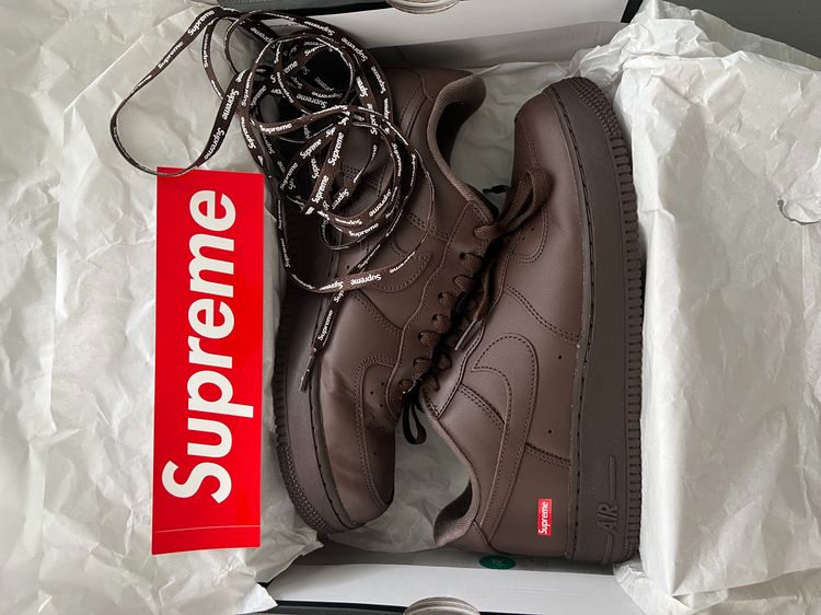 Nike Air Force 1 Low Supreme Brown รูปที่ 11