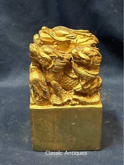 ตราประทับ เก้ามังกร กะไหล่ทอง A10 รูปที่ 13