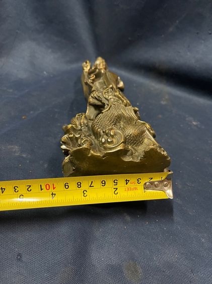 เจ้าแม่กวนอิม ขี่มังกร ทองเหลืองสะสมA20 รูปที่ 12