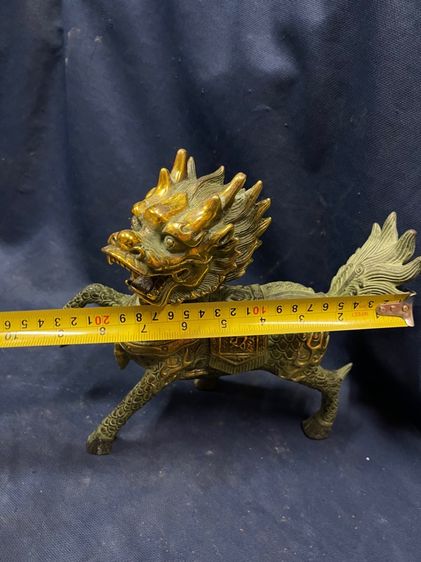 กิเลน คู่ทองเหลือง ขนาดใหญ่สะสม รูปที่ 12