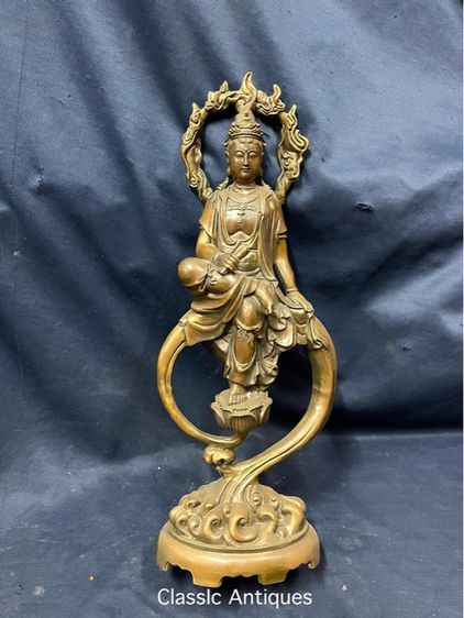 เจ้าแม่กวนอิม ทองเหลืองสะสม รูปที่ 11