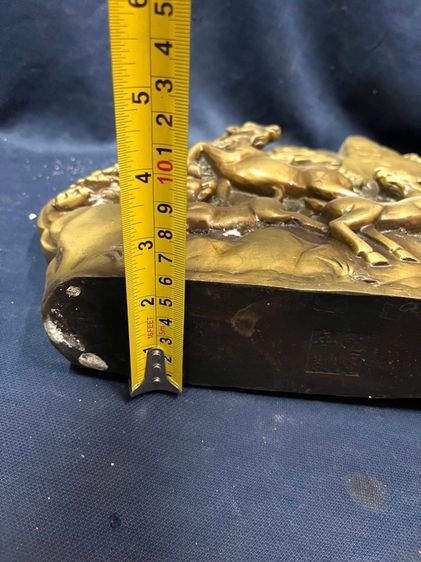 รูปปั้น แพะภูเขา ทองเหลือง สะสม รูปที่ 13