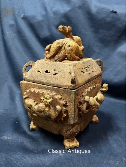 กระถางกำยาน หินแกะสลักสะสม รูปที่ 8