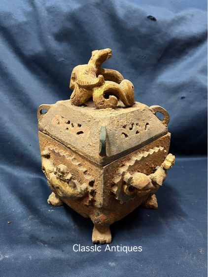 กระถางกำยาน หินแกะสลักสะสม รูปที่ 4