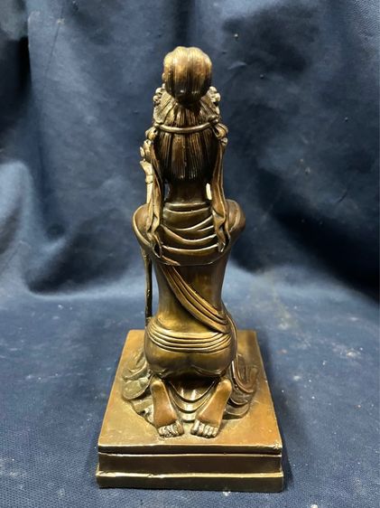 เชิงเทียน เทพถือดอกบัว ทองเหลืองสะสม รูปที่ 17