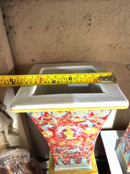 โหงวก่ง ชุดเครื่อง5 กังไสเขียนสี สะสม รูปที่ 15