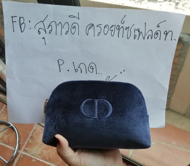 น้ำเงิน อื่นๆ กระเป๋า​เครื่อง​สำอาง​Diorแท้ใหม่