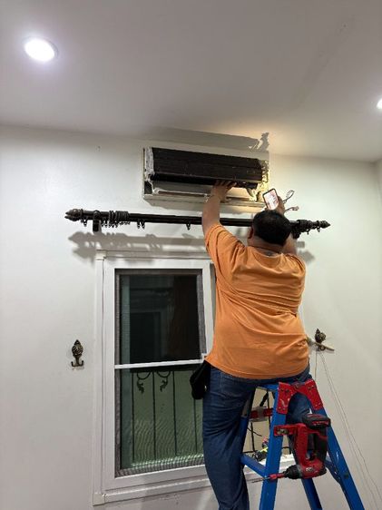 รับล้างแอร์ ติดตั้ง ย้ายแอร์บ้าน รูปที่ 15