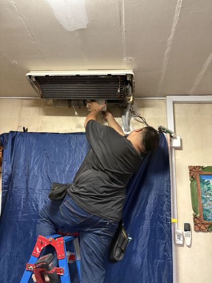 รับล้างแอร์ ติดตั้ง ย้ายแอร์บ้าน รูปที่ 16