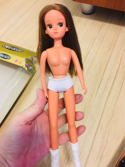 neo licca rockin girl vintage doll Japan ผิวแทน รูปที่ 9
