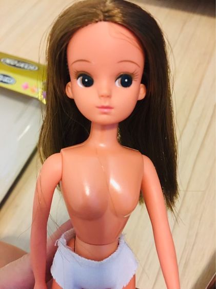 neo licca rockin girl vintage doll Japan ผิวแทน รูปที่ 7