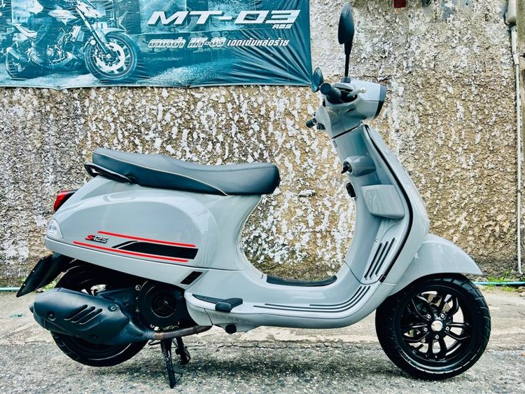 Vespa S125 3V IE IGET ปี2023 วิ่ง2000โล กุญแจชิพ2ดอก สด-ผ่อน รูปที่ 3
