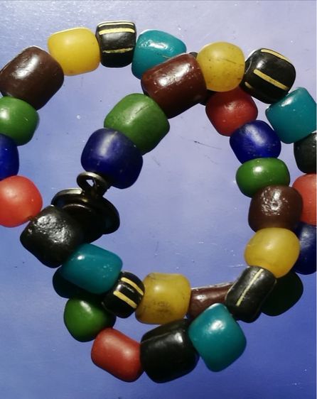 ลูกปัดทวารวดี(ร้อยเป็นสร้อยข้อมือ) แท้ทุกเม็ด พบที่ย่านเมืองทวารวดีจันเสน รูปที่ 3