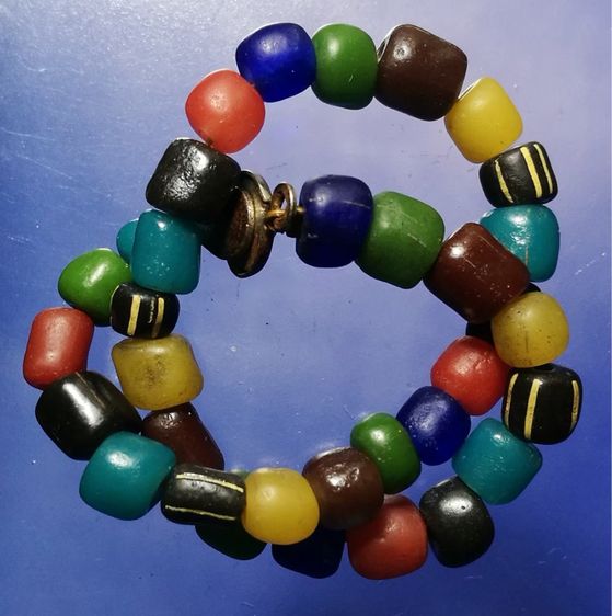 ลูกปัดทวารวดี(ร้อยเป็นสร้อยข้อมือ) แท้ทุกเม็ด พบที่ย่านเมืองทวารวดีจันเสน รูปที่ 5