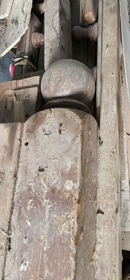 ขายเหมาไม้เก่า ไม้พื้นรางลิ้น ไม้ราวบันได ไม้หัวเสา และไม้ลูกกรงเล็ก รูปที่ 5