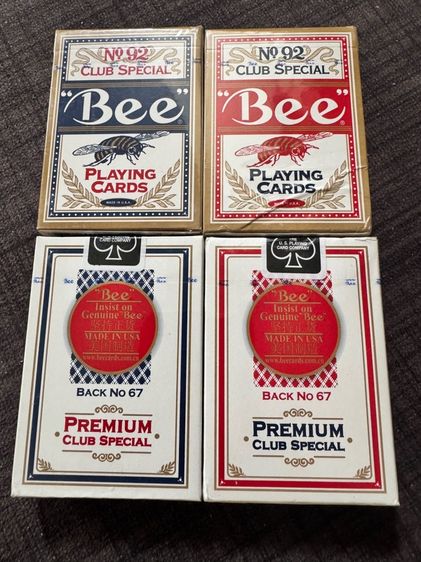 ไพ่ Bee 🐝 No. 92 แท้จาก USA 🇺🇸 