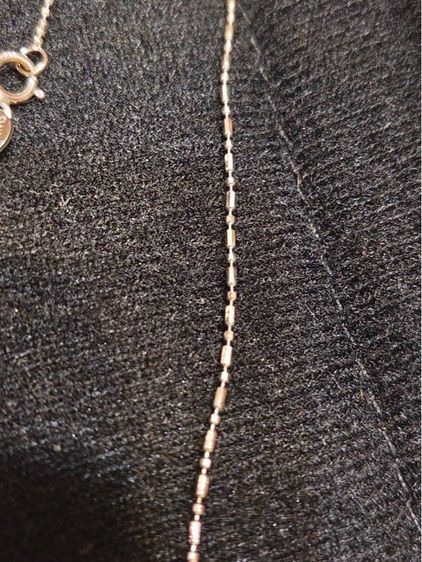 สร้อยคอทองคำขาวพร้อมจี้เพชร รูปที่ 6