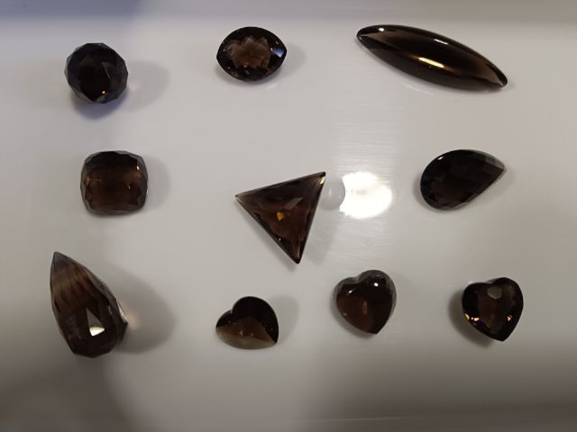 พลอยSmoky Quartz (สโมกี้ควอตซ์) พลอยแท้ รูปที่ 2