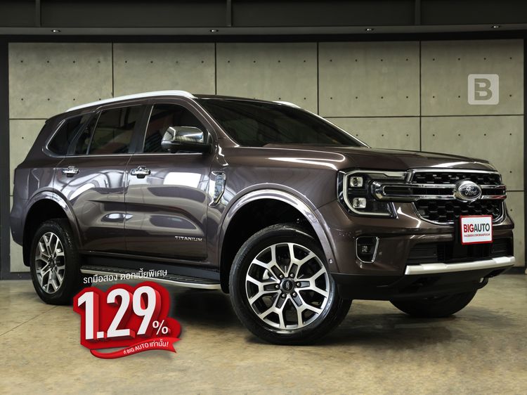รถ Ford Everest 2.0 Titanium Plus 4WD สี น้ำตาล