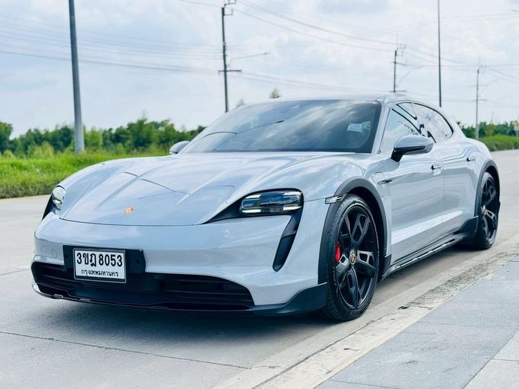 รถ Porsche Taycan 4S 4WD สี ขาว