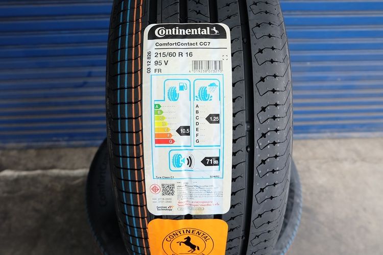 🌵 ยางใหม่ Continental รุ่น ComfortContact 7 ขนาด 215 60R16 ปี25 รูปที่ 2