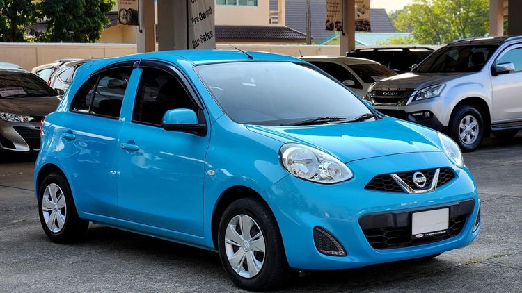 Nissan March 2021 1.2 E Sedan เบนซิน ไม่ติดแก๊ส เกียร์อัตโนมัติ ฟ้า รูปที่ 3