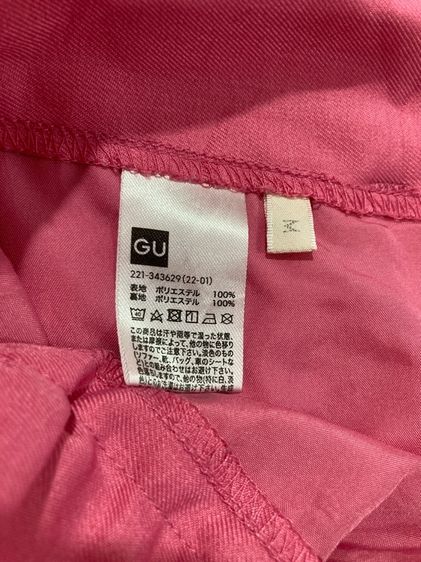 กางเกงจีบหน้าขากว้าง GU รูปที่ 7