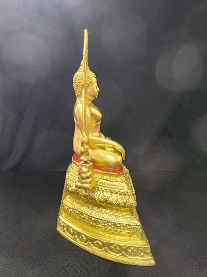 พระบูชาหลวงพ่อเพชร วัดท่าหลวง รุ่น กาญจนา ปี ๒๕๓๙ หน้าตัก 5 นิ้ว ปิดทองสวยงดงาม รูปที่ 3