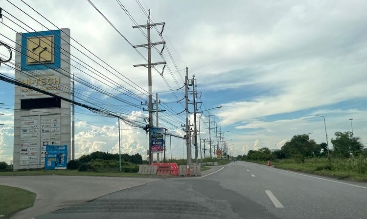 ขายที่ดิน 8 ไร่ ติดถนนสายเอเชีย หน้านิคมไฮเทค บางปะอิน 098 7755 808