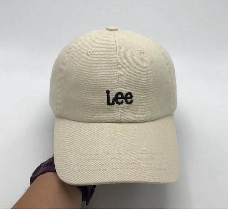 หมวก Lee สีครีม  โลโก้ Lee classic brand  แท้ 💯 รูปที่ 2