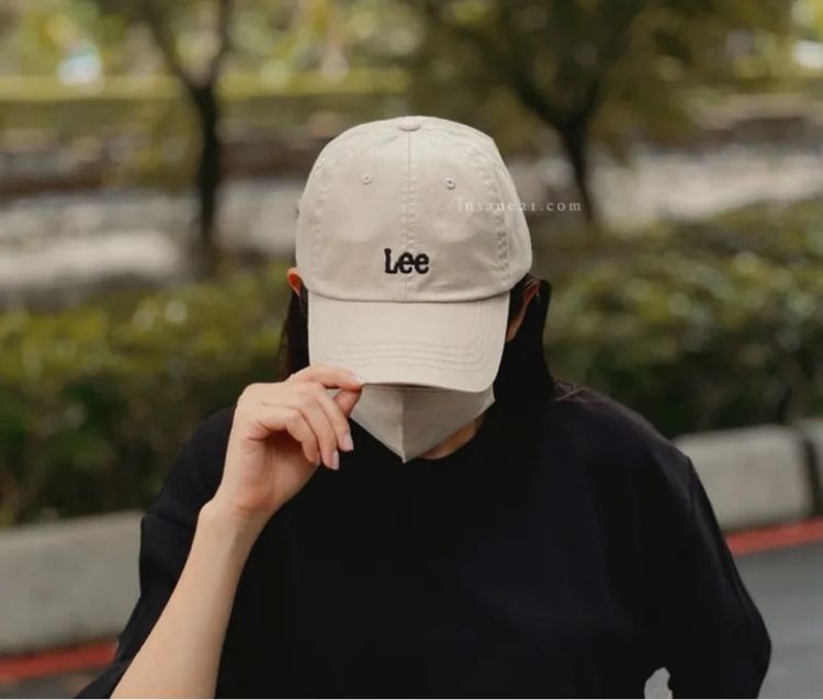หมวก Lee สีครีม  โลโก้ Lee classic brand  แท้ 💯 รูปที่ 9