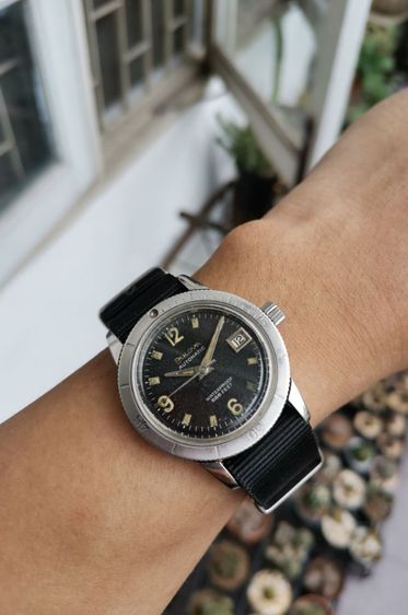 นาฬิกา Vintage ​Bulova​ Diver​ 666​ Feet​ ระบบ Automatic หายากๆราคาแบ่งปันครับ รูปที่ 3