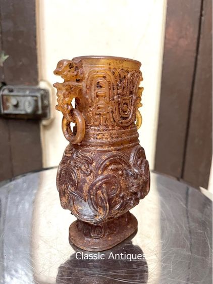 โถ หินแกะสลักสะสม รูปที่ 5