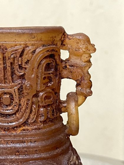 โถ หินแกะสลักสะสม รูปที่ 8