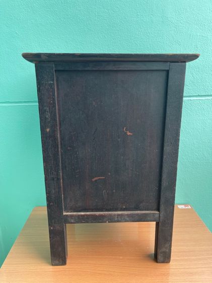 ตู้เก็บเงิน ไม้สักโบราณ เก่าสะสม A2 รูปที่ 9